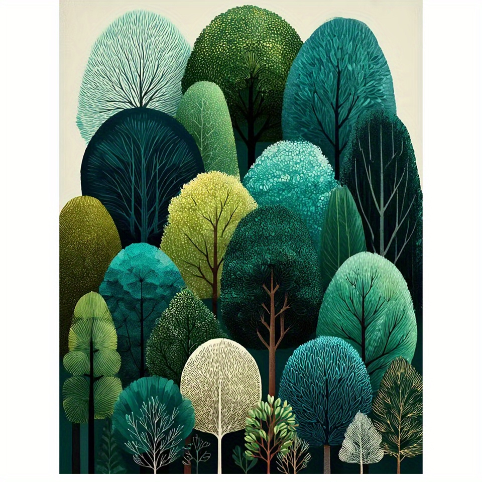 Dense Green Vegetation 500/100 - مراجعة Puzzle Blank White وسعره