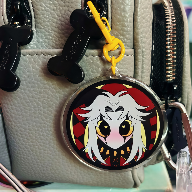 Cute Pierrot Clown Anime Merch - مراجعة Button Badge Blank وسعره