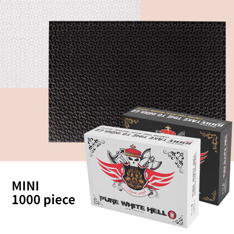 1000 Pieces  Mini Jigsaw Puzzl - مراجعة Puzzle Blank White وسعره