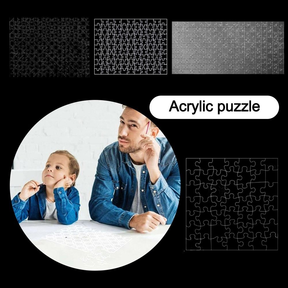 49/121/200/300Pcs Impossible C - مراجعة Puzzle Blank White وسعره