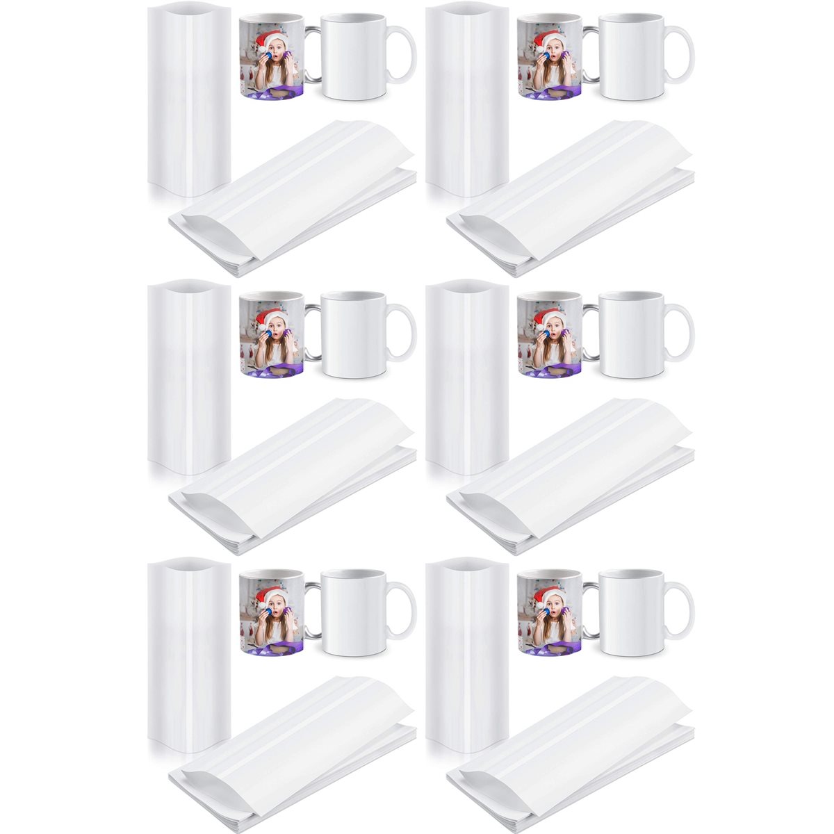 BAAE 420Pcs Sublimation Shrink - مراجعة Sublimation Mug White وسعره